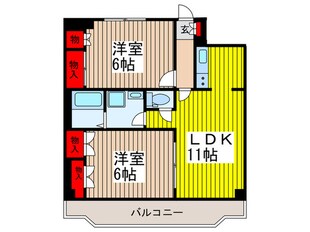 ジェイドパレスの物件間取画像